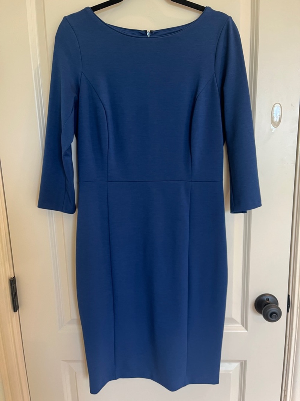 White House Black Market Classic Navy Sheath Dress